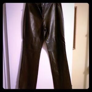 Dark Brown leather pants